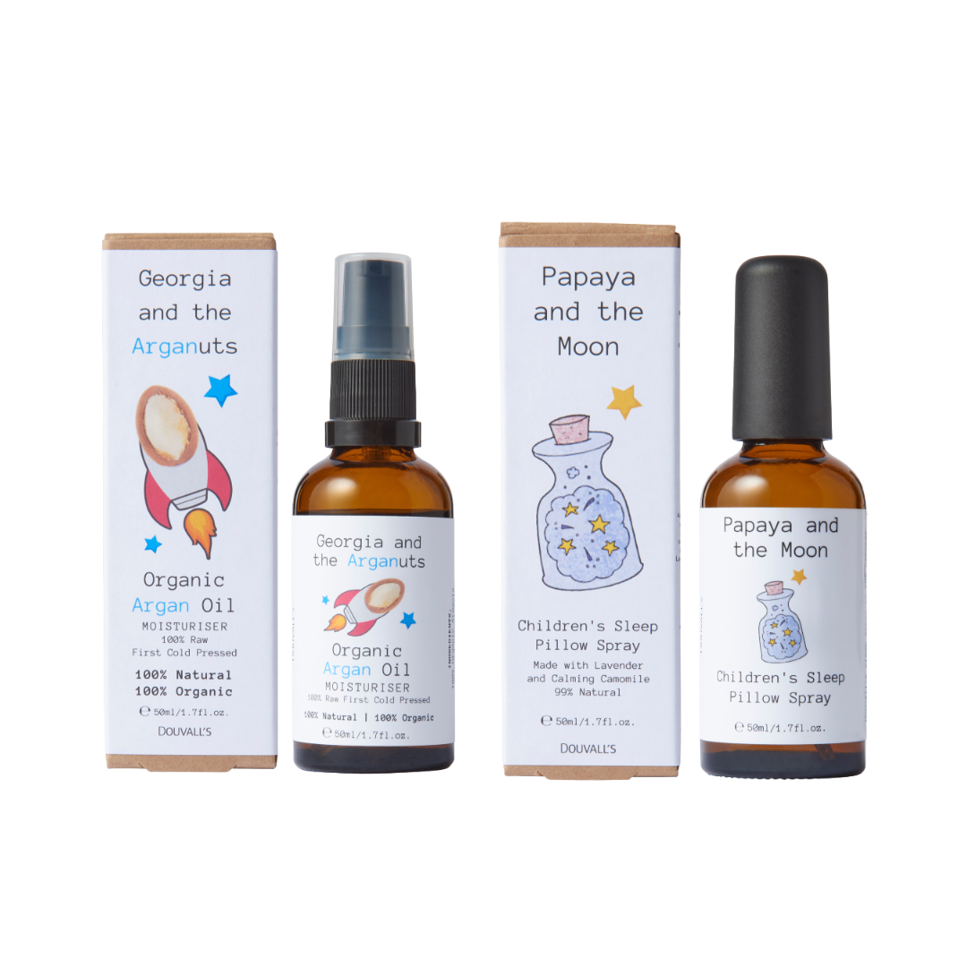 Little Dreamer Natural Care Set — Argan Oil & Calming Sleep Spray for Children